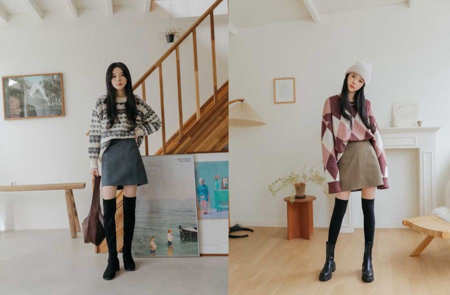 Áo len là trang phục vô cùng thích hợp cho mùa thu se lạnh ở Nhật Bản