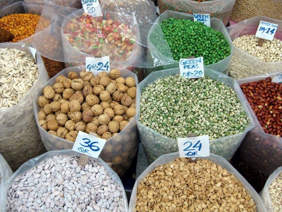 Hoa quả khô tại Qatar có giá thành khá rẻ