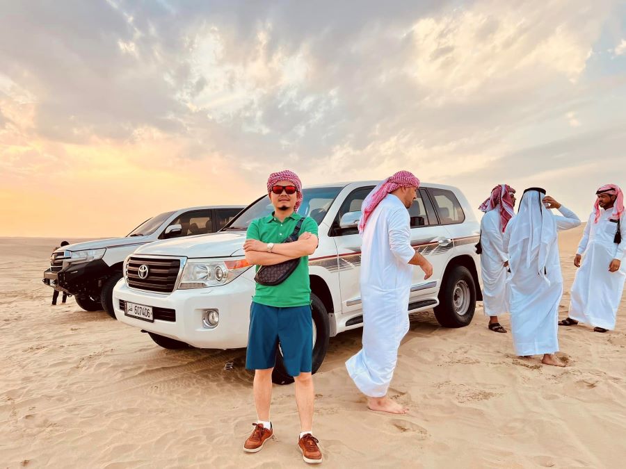 Trải nghiệm đi xe địa hình tại Doha Safari Desert
