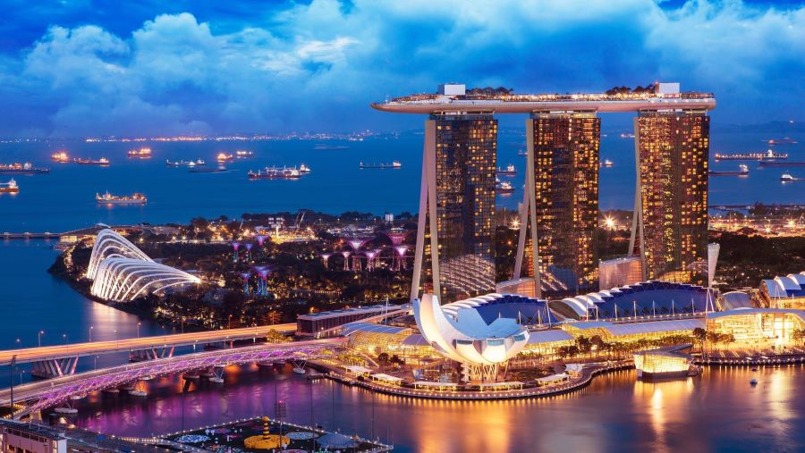 Marina Bay Sands được xem như một biểu tượng xa hoa bậc nhất Singapore