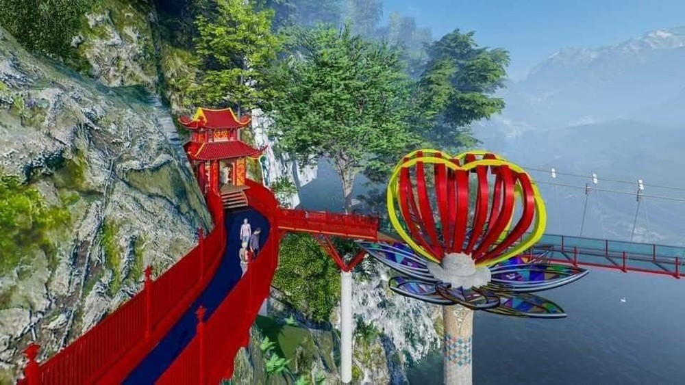 "Cầu kính tình yêu" đẹp xuất thần ở Mộc Châu 