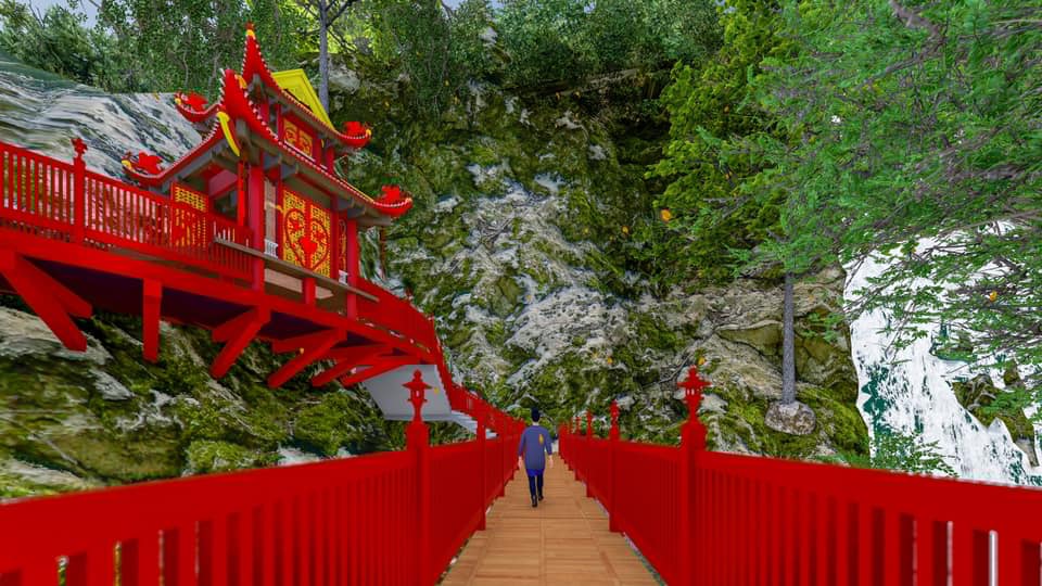 "Cầu kính tình yêu" đẹp xuất thần ở Mộc Châu 