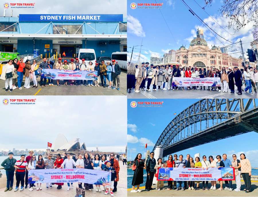 Hành trình tour Sydney – Melbourne sẽ đưa du khách đến khám phá nhiều địa điểm du lịch hấp dẫn tại Úc