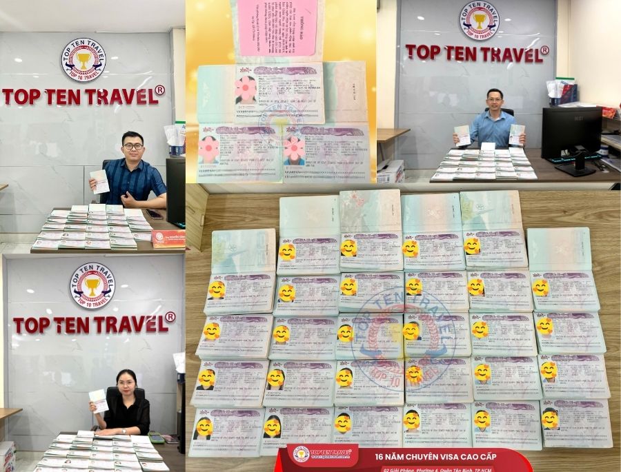 Top Ten Travel là đơn vị uy tín chuyên cung cấp các dịch vụ visa trọn gói với giá thành vô cùng tốt