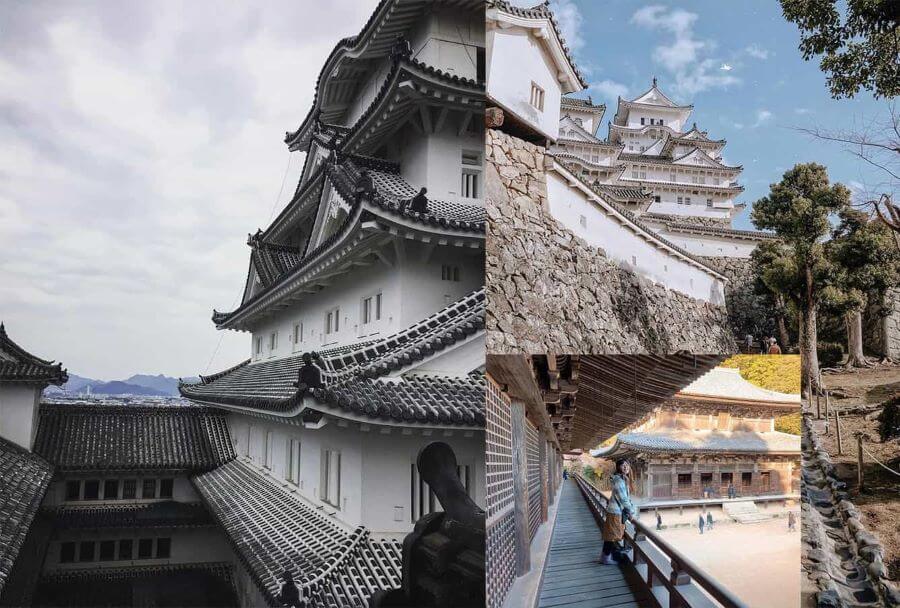 Lối kiến trúc của Lâu đài Himeji là sự kết hợp hài hòa giữa tính thẩm mỹ và chức năng phòng thủ, tạo nên một công trình độc đáo và ấn tượng