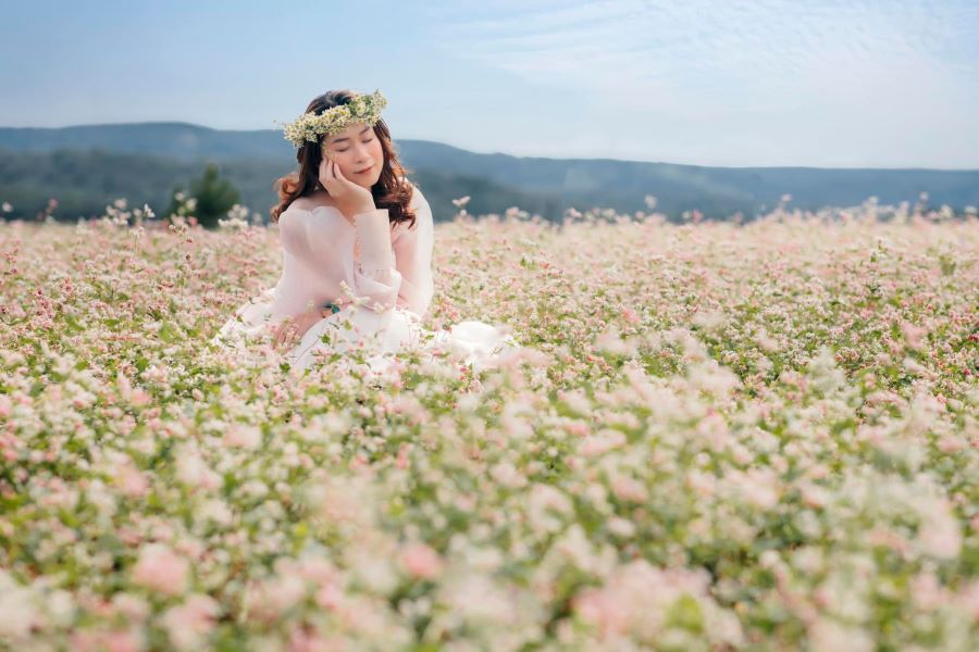 Khám phá những cánh đồng hoa tam giác mạch nổi tiếng tại Đà Lạt