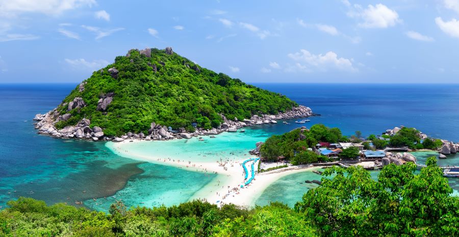 Cảnh quan thiên nhiên đẹp như tranh vẽ tại hòn đảo Koh Phangan