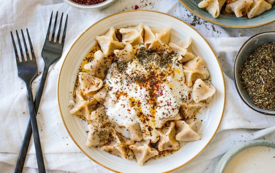 Manti với hương vị cực kỳ mới lạ và độc đáo