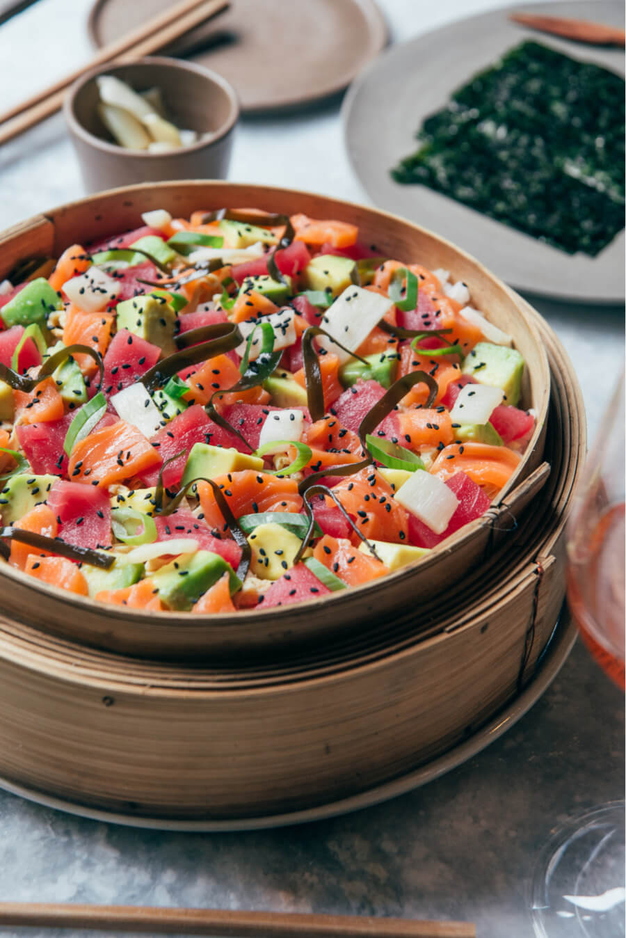 Món Chirashizushi tại Karaku luôn được thực khách yêu thích và đánh giá cao