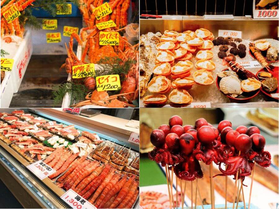 Chợ Kuromon - “Căn bếp” nổi tiếng tại thành phố Osaka Nhật Bản