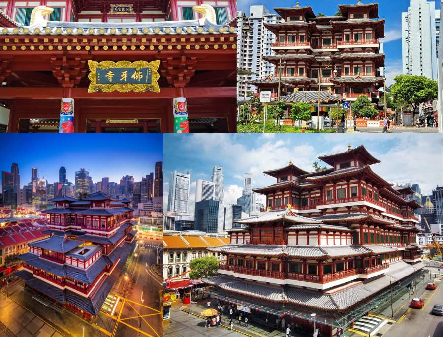 Chùa Răng Phật được xây dựng theo kiến trúc triều đường của Trung Quốc