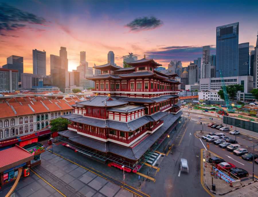 Chùa Răng Phật gây ấn tượng mạnh với kiến trúc độc đáo và tinh xảo