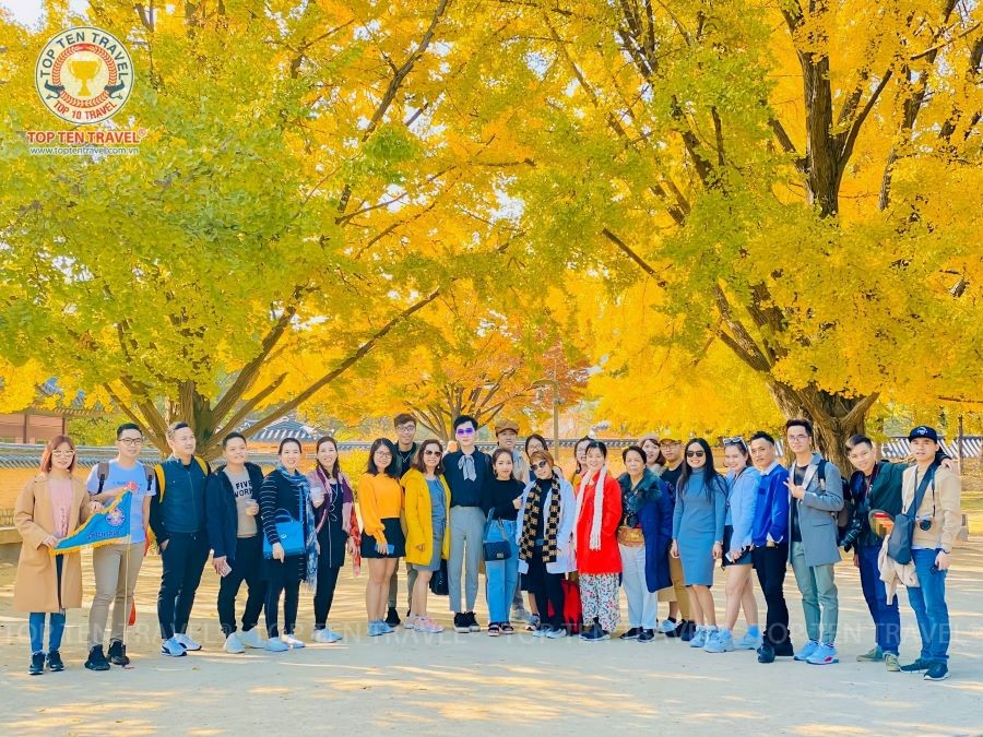 Khách nhà Top Ten ghi lại những khoảnh khắc mùa thu tuyệt đẹp tại xứ Hàn