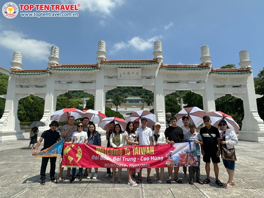 Tour Đài Loan nhà Top Ten dừng chân tại những điểm đến nổi tiếng