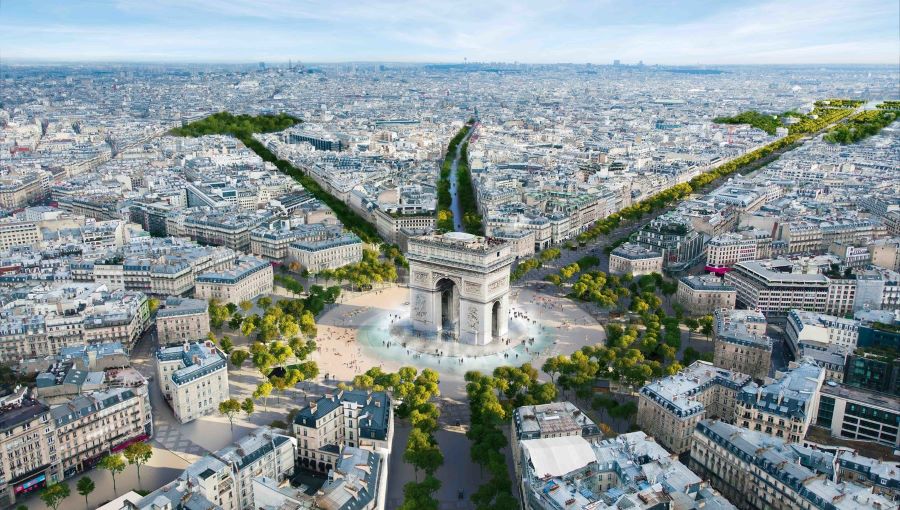 Phá đảo Đại lộ Champs Elysees nổi tiếng của nước Pháp