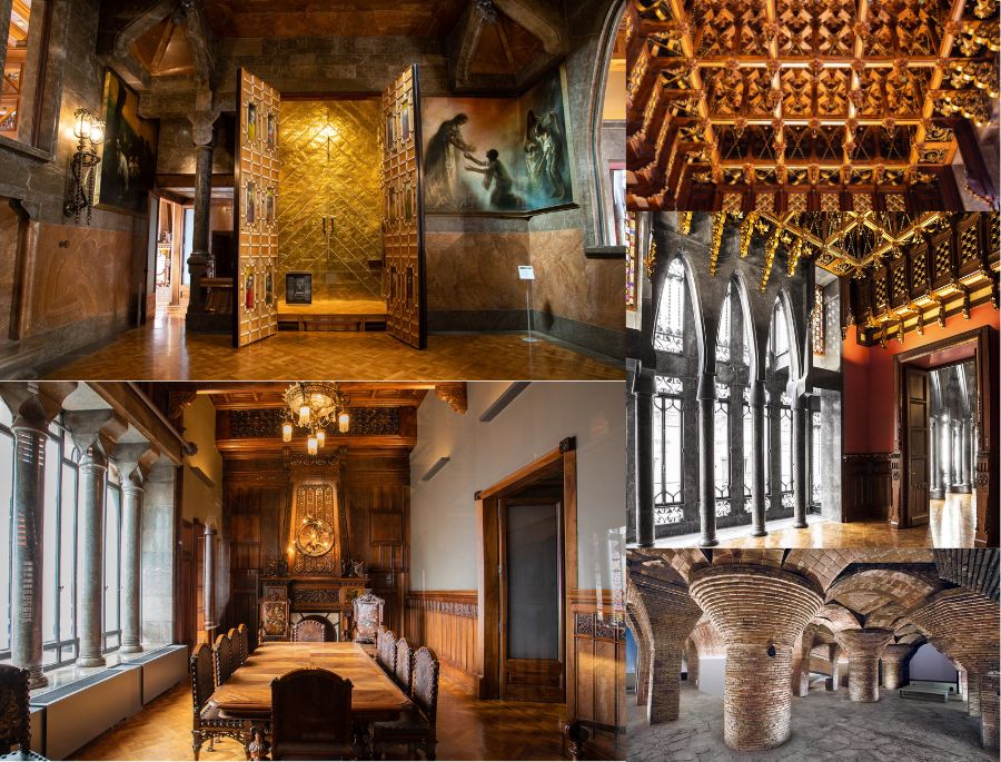 Kiến trúc hoàng gia cổ điển bên trong cung điện khiến người ta bị choáng ngợp