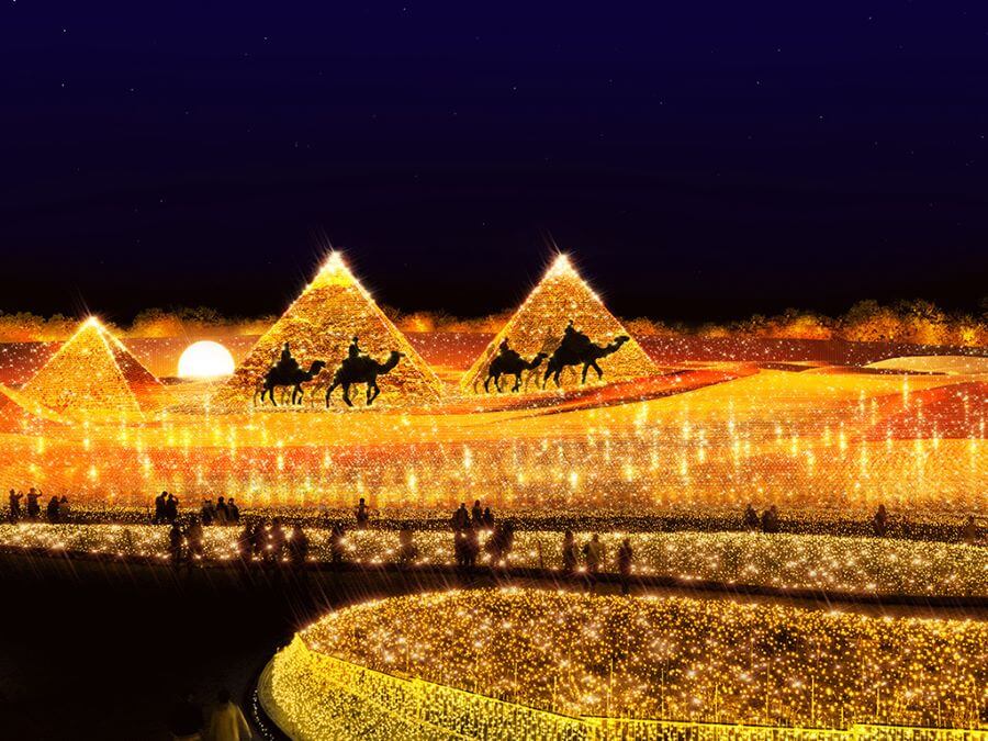 Lễ hội ánh sáng mùa đông tại Công viên Nabana no Sato là một trải nghiệm vô cùng thú vị