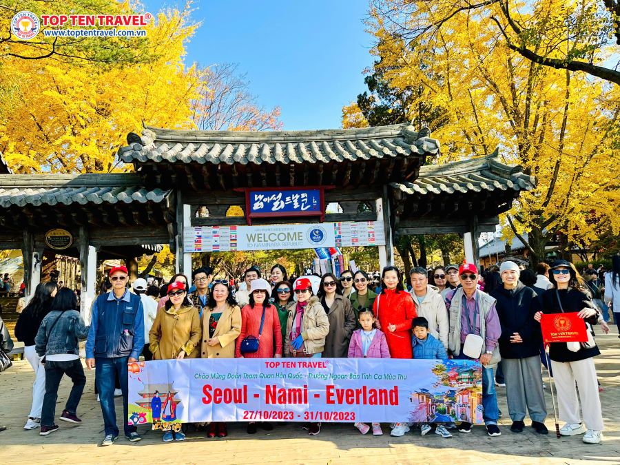 Du lịch Hàn Quốc vào tháng 10 sẽ là lúc mùa thu nơi đây rực rỡ nhất 