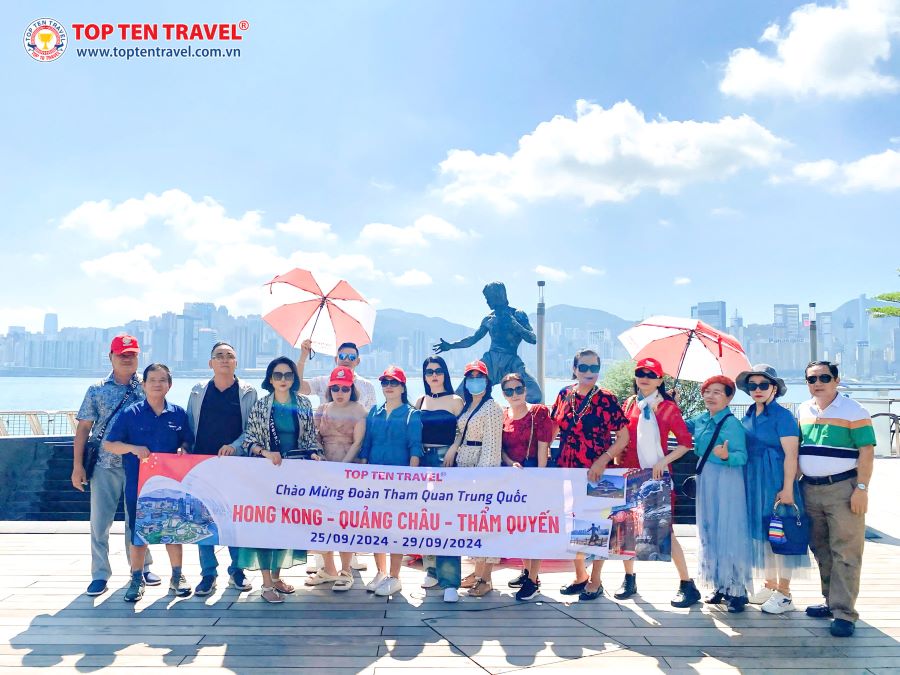 Đoàn tour Hongkong - Quảng Châu - Thẩm Quyến tại Top Ten Travel