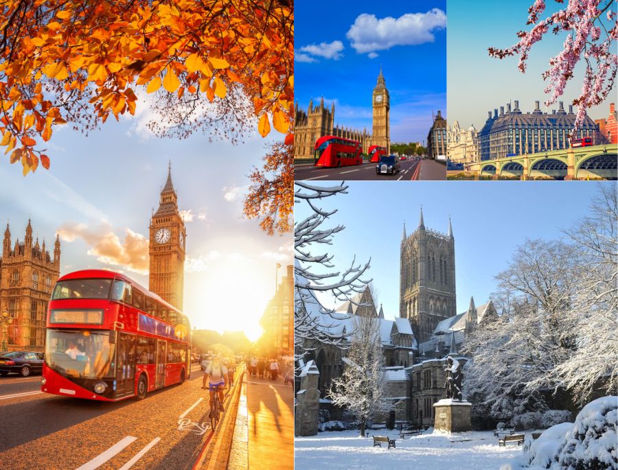 Vẻ đẹp 4 mùa của nước Anh khiến khách du lịch yêu thích