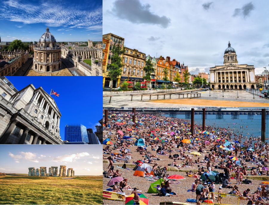 Khung cảnh trong lành vào mùa hè của nước Anh