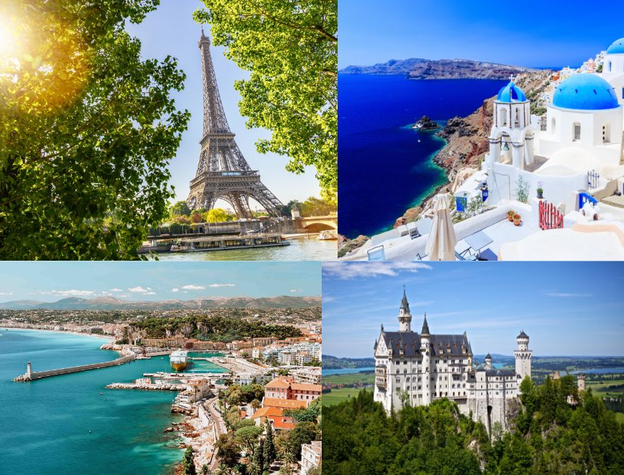 Toàn cảnh trời xanh, mây trắng, nắng vàng mỗi khi mùa hè gõ cửa tại Châu Âu