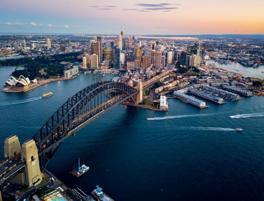 Toàn cảnh thành phố Sydney sôi động bậc nhất của nước Úc nhìn từ trên cao