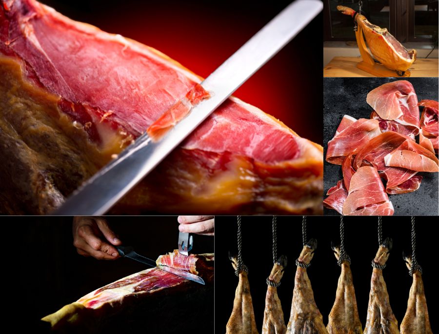 Những chiếc đùi heo được ủ muối theo phương pháp truyền thống đặc biệt của Tây Ban Nha