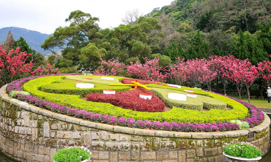 Chiêm ngưỡng Flower Clock - Đồng hồ Hoa khổng lồ