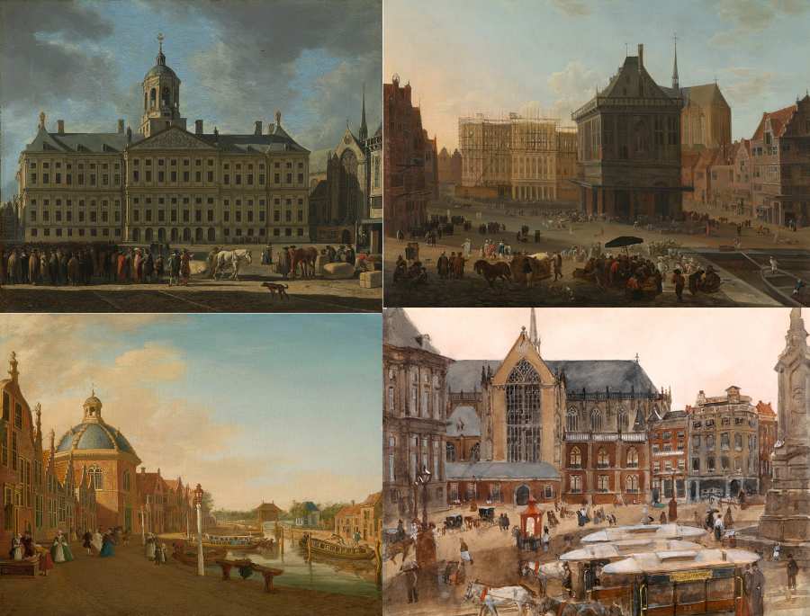 Dam Square có quá trình hình thành và phát triển vô cùng lâu đời