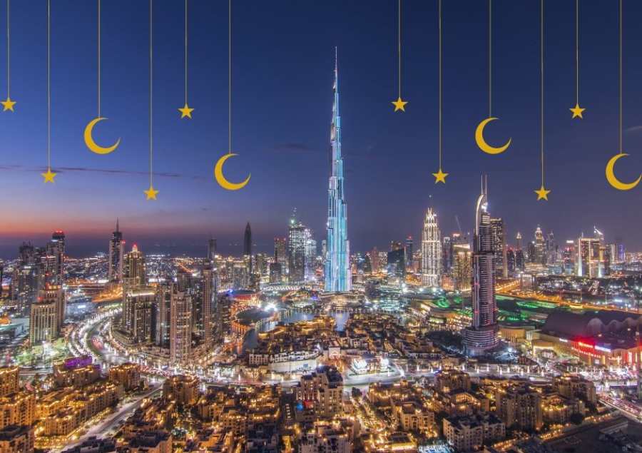 Khung cảnh rực rỡ của Dubai trong khoảng thời gian diễn ra lễ hội Ramanda