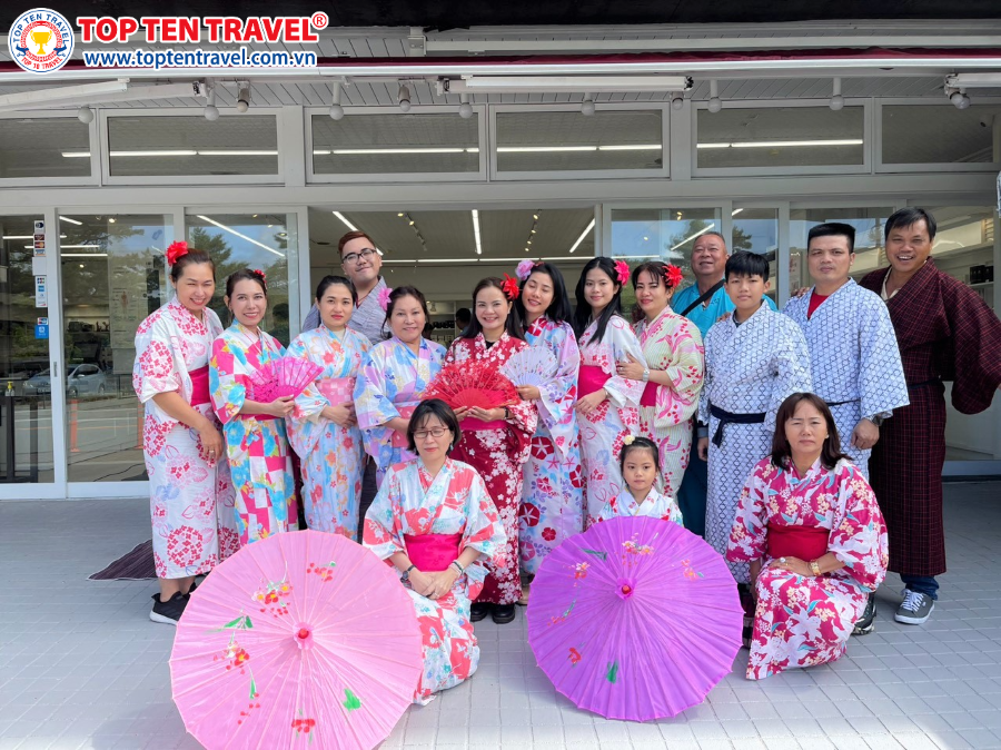 Trải nghiệm mặc yukata, trang phục truyền thồng của người Nhật