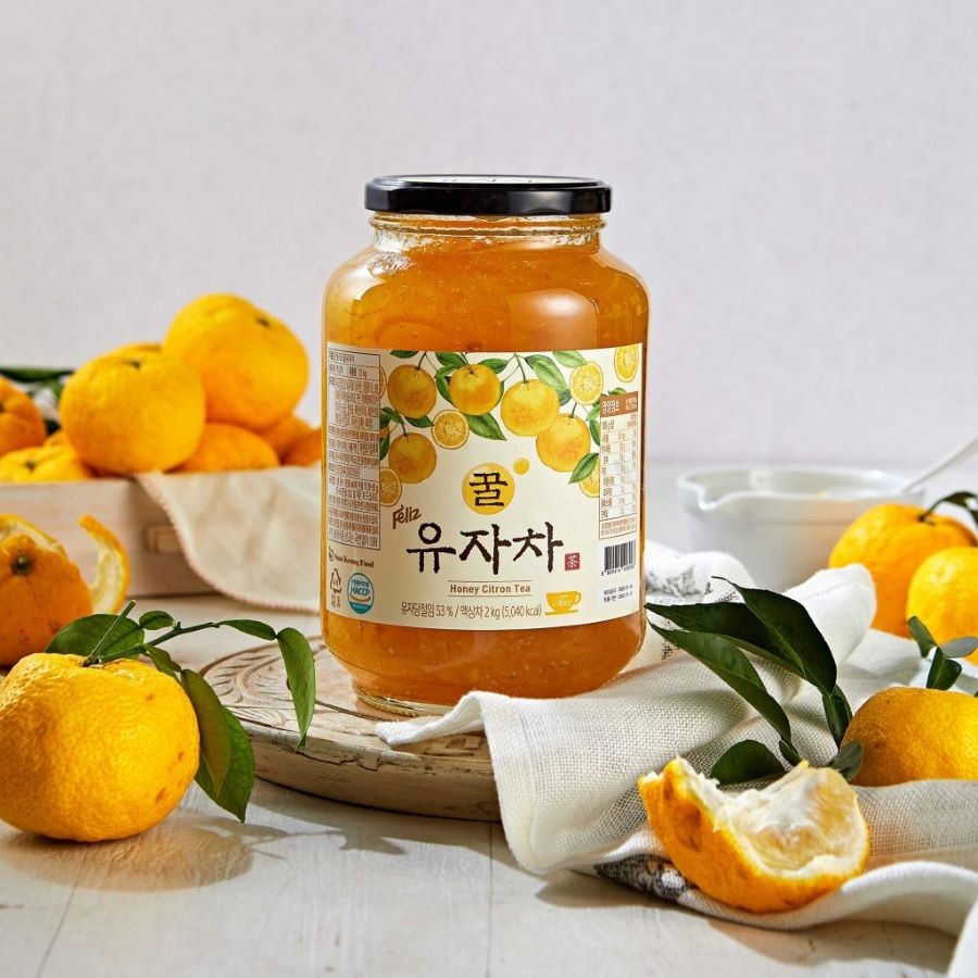 Trà thanh yên Hàn Quốc - sự kết hợp hoàn hảo giữa vị chua thanh của trái thanh yên và vị ngọt ngào của mật ong