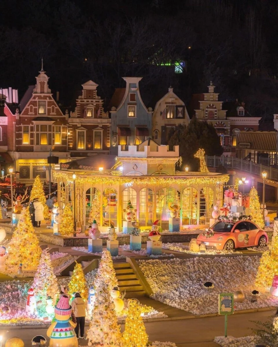 Everland là một điểm đến không thể bỏ qua khi du lịch Hàn vào mùa đông