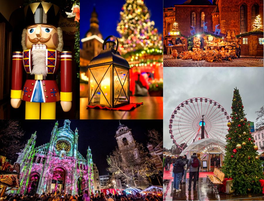 Những cung đường rực sáng ánh đèn tại Brussels Bỉ