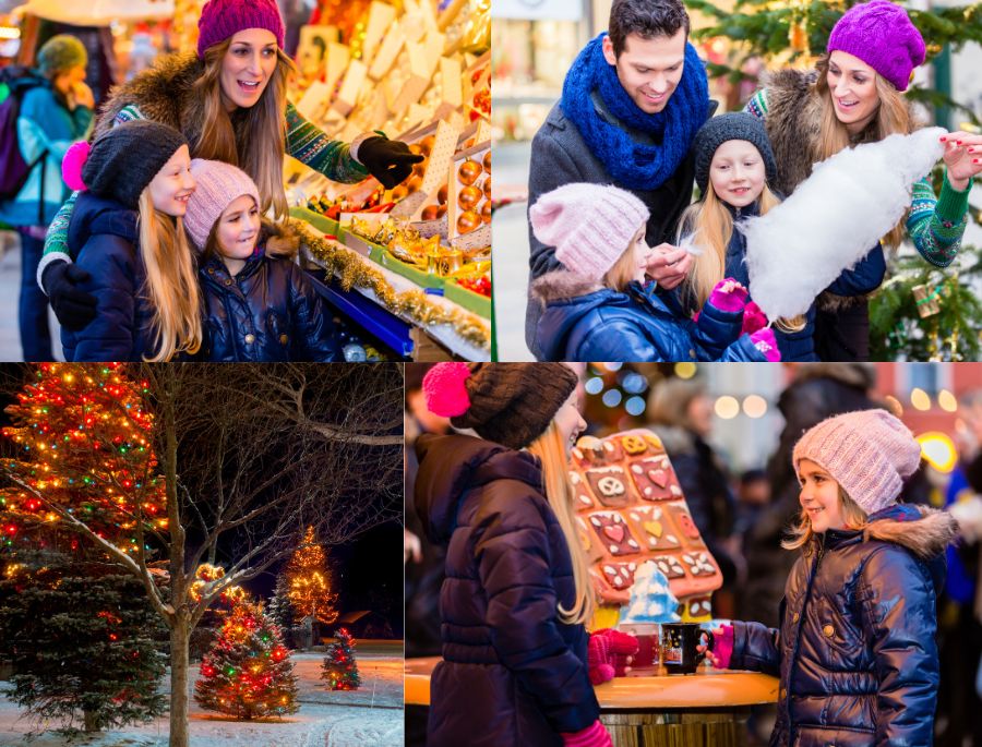 Người dân cũng như khách du lịch khi tham gia các hoạt động giáng sinh tại Bỉ