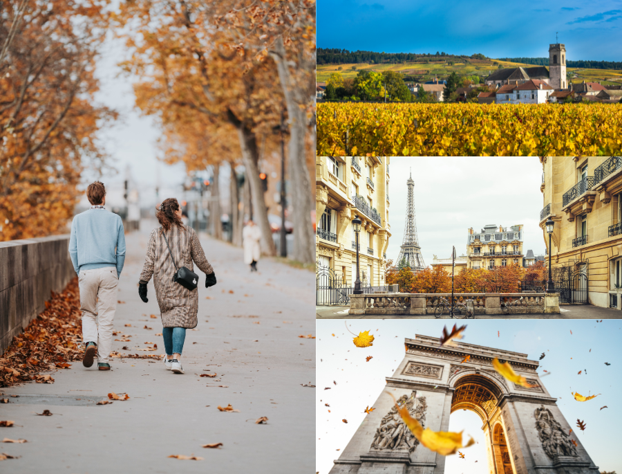 Khách du lịch khi tới Pháp mùa thu sẽ cảm nhận được vẻ đẹp yên bình tựa như những bức tranh vẽ