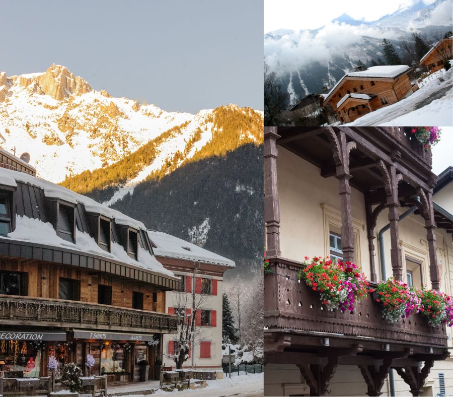 Những ngôi nhà gỗ mang nét đẹp truyền thống tại thị trấn Chamonix