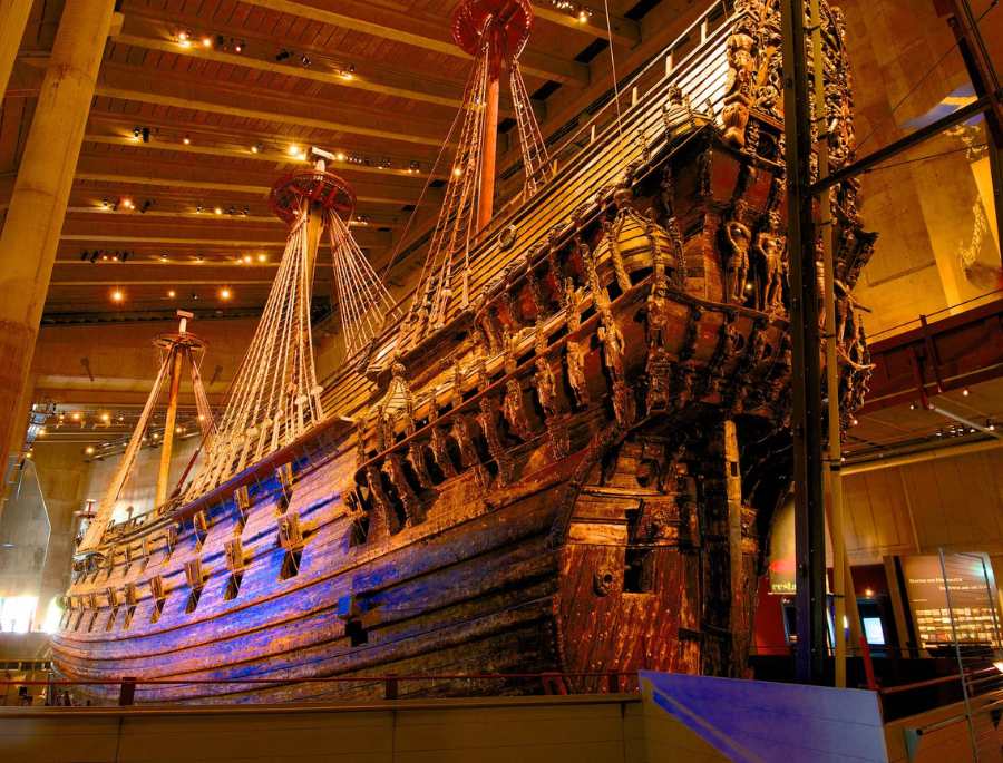  Bảo tàng tàu biển Vasa là một trong những điểm du lịch nổi tiếng nhất thế giới với các báu vật độc nhất vô nhị