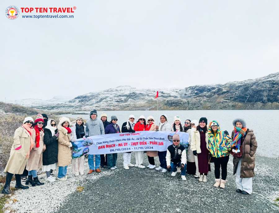 Đoàn Khách Top Ten Travel trong hành trình khám phá các quốc gia Bắc Âu