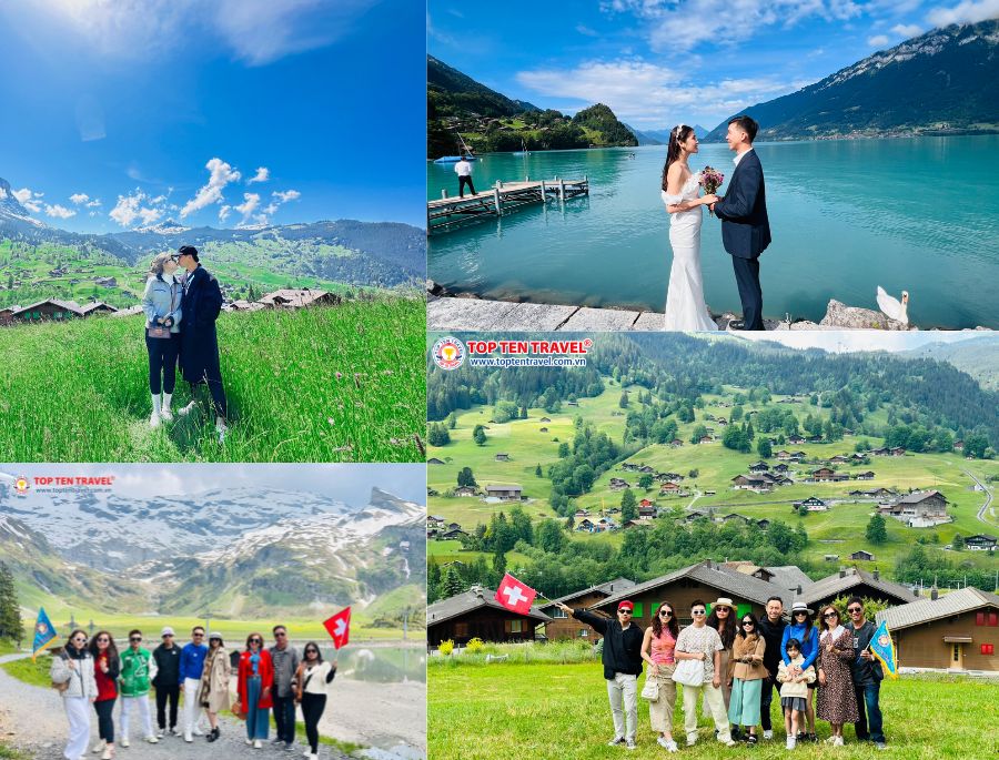 Khung cảnh lãng mạn của ngôi làng Iseltwald đẹp nhất thế giới