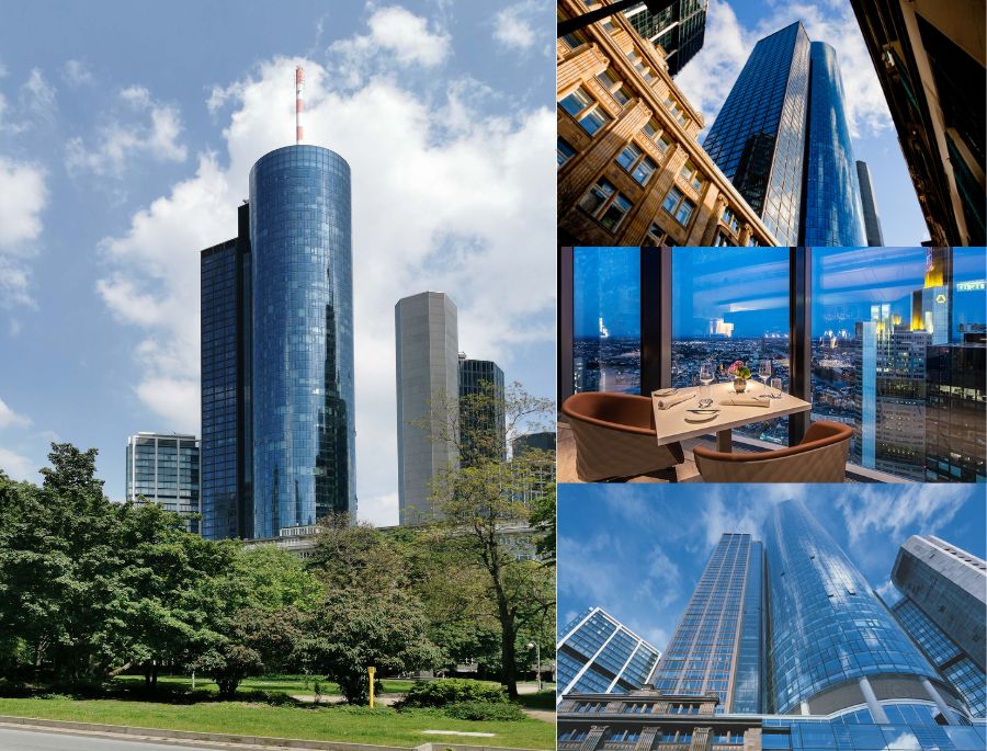 Main Tower là một trong những tòa nhà biểu tượng của Frankfurt với độ cao hoàn hảo để ngắm nhìn trọn vẹn thành phố