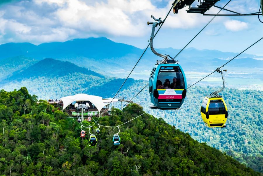 Trải nghiệm cáp treo SkyCab trên đảo Langkawi để ngắm trọn cảnh đẹp