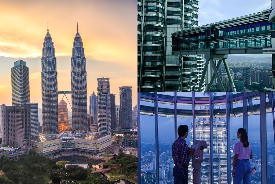Ngắm nhìn toàn cảnh Kuala Lumpur từ cây cầu kính trên không Skybridge