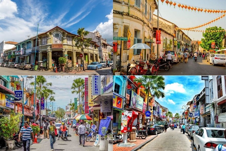 George Town là phố cổ di sản UNESCO với kiến trúc đa văn hoá và đa sắc màu