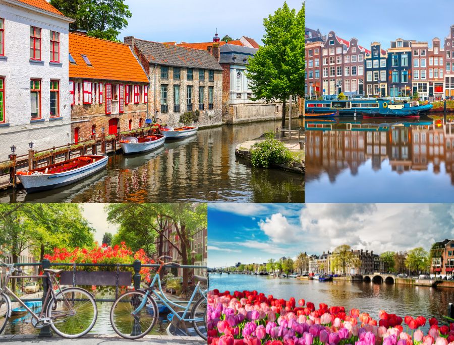 Xung quanh khu vực kênh đào Amsterdam có rất nhiều các trải nghiệm hấp dẫn