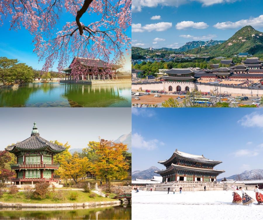 Vẻ đẹp 4 mùa vô cùng lộng lẫy tại  Cung điện Gyeongbokgung
