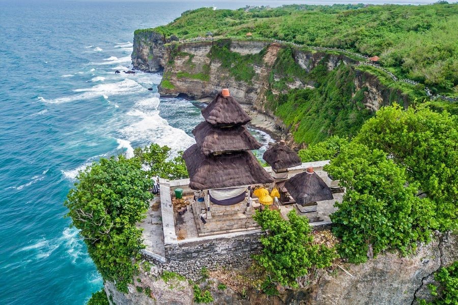 Đền Uluwatu - một trong số những ngôi đền lâu đời nhất tại hòn đảo Bali