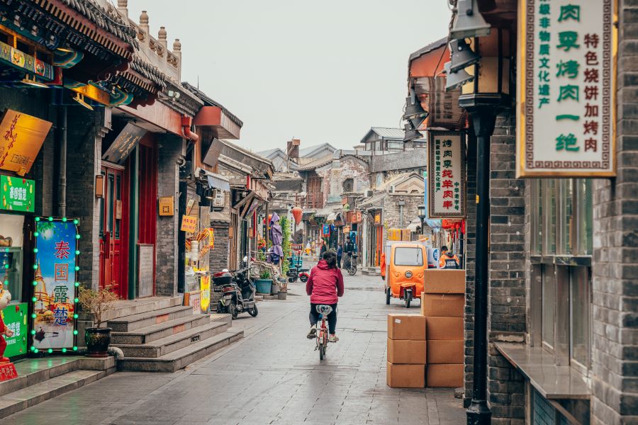 Khu phố cổ Hutong với những con ngõ nhỏ dài hun hút 