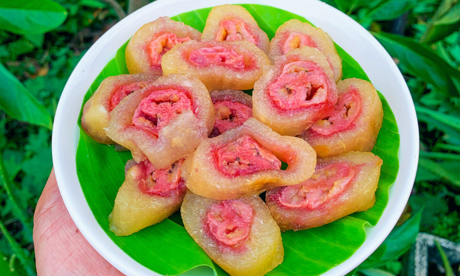 Bánh chuối khoai mì - Một trong những món bánh miền Tây gói lá chuối "ngon quên lối về"